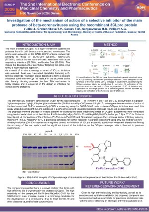 Investigation of the mechanism of action of a selective inhibitor of the main protease of beta-coronaviruses using the recombinant 3CLpro protein.pdf